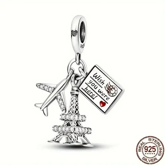 Paris-Inspired Charm Pendant (SKU #3043) - Picture 1 of 5